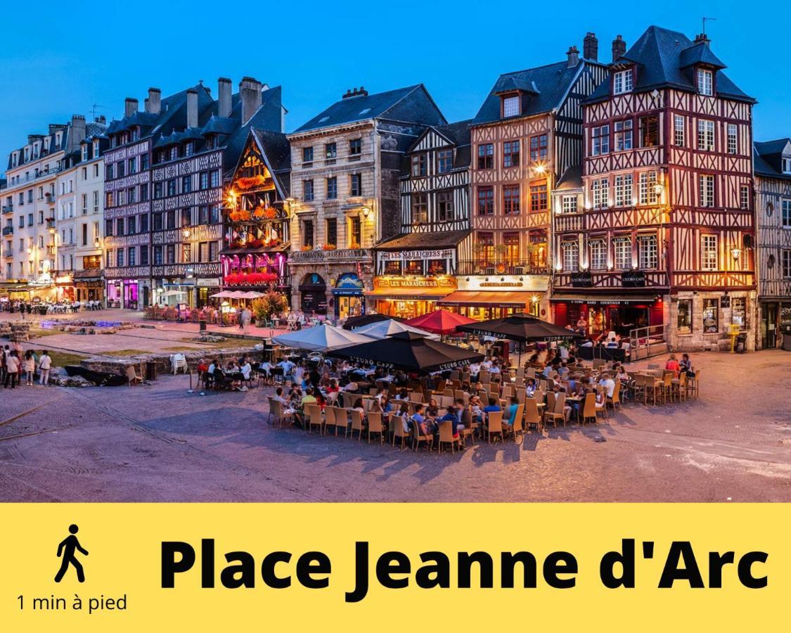 Vicomte/Cosy-Hypercentreville-Rouen/Netflix-Wifi/ Buitenkant foto